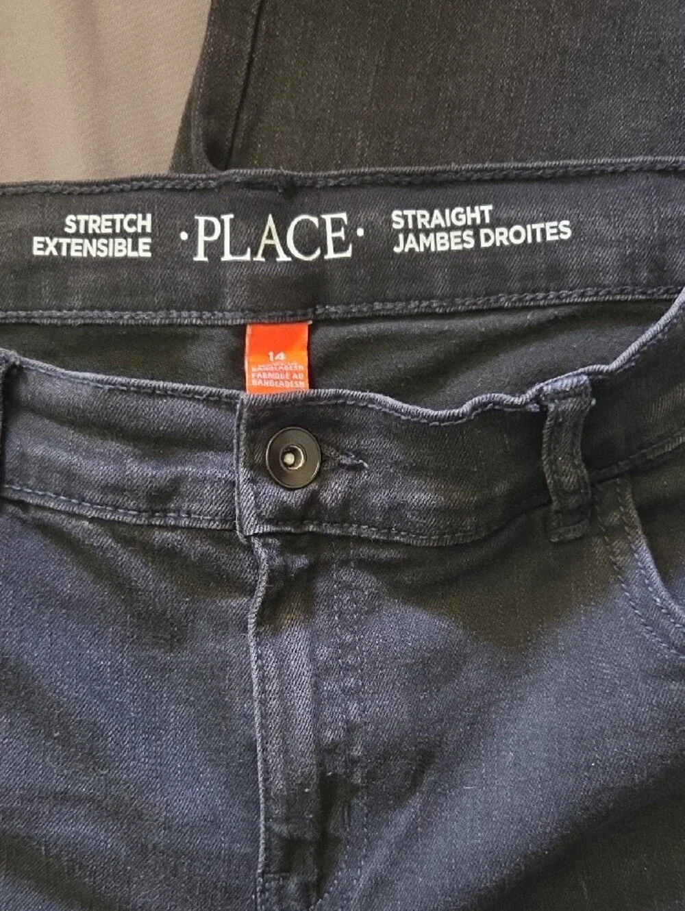 The Children's Place Dark Charcoal Straight Leg Jeans
